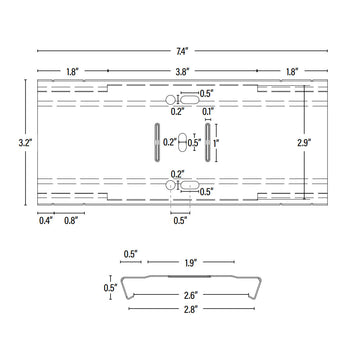 Row Aligner for Designer Strip Fixtures